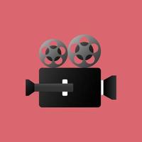 Video camera icon illustration vector