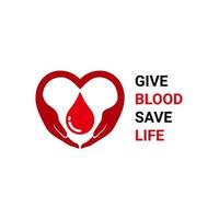 blood donor save life banner poster. blood donation vector design.