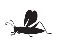 The grasshopper silhouette