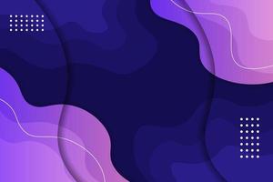 Abstract Geometric Overlapped Dynamic Shape Gradient Bright Purple Background Banner Concept vector