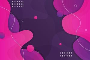 Abstract Geometric Dynamic Shape Overlapped Soft Gradient Purple Pink Background Banner Concept vector