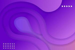 Abstract Geometric Dynamic Shape Gradient Overlapped Bright Soft Purple Background Banner Concept vector