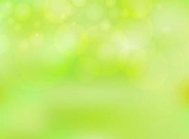 Abstract nature blurred background and bokeh on green background with place for text. vector