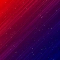 Abstract technology red and blue laser rays light and lighting effects diagonally on dark background. vector
