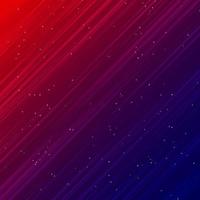 Abstract technology red and blue laser rays light and lighting effects diagonally on dark background. vector