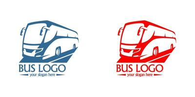 bus transportation logo vector