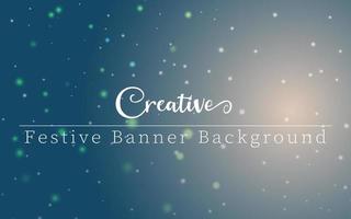 Glowing dots festive vector background. Creative festival banner for festive season promotion and advertisement.