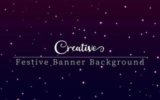 Glowing dots festive vector background. Creative festival banner for festive season promotion and advertisement.