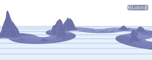 fondo claro con montañas poligonales moradas. vector de imagen de stock, para publicidad y folletos