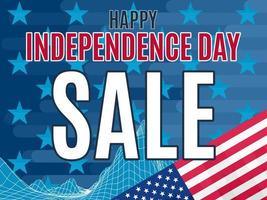 Holiday sale in the store on the day of independence of America. Stock image vector,For advertising and brochures vector