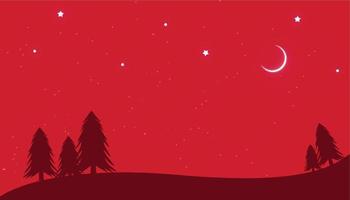 Simple Christmas background illustration vector