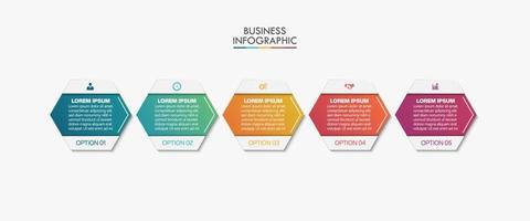 business infographic template vector