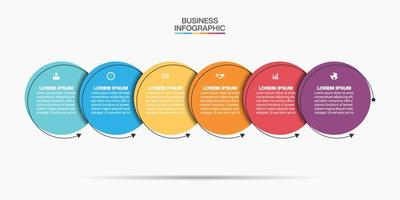 business infographic template vector