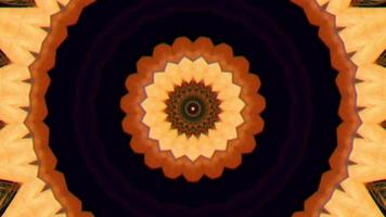 4K abstract background. Dynamic moving fantasy loop. Kaleidoscope. video