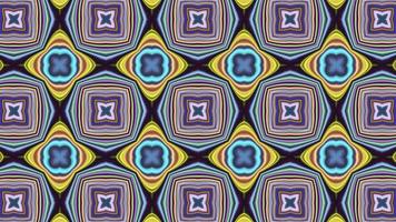 Abstract multicolored symmetrical kaleidoscope background video