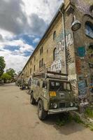 COPENHAGEN, DENMARK, JUNE 14, 2018 - Detail from Freetown Christiania in Copenhagen, Denmark. Christiania is a self-proclaimed autonomous anarchist district founded at 1971. photo