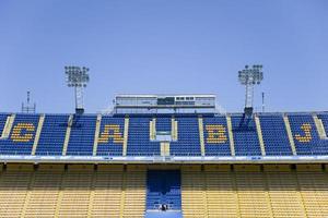 BUENOS AIRES, ARGENTINA, JANUARY 20, 2018 - Detail from La bombonera stadium in Buenos aires, Argentina. It is Boca Juniors owned stadium and was built at  1938. photo