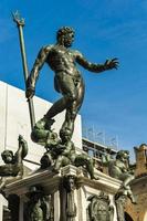 Fountain of Neptune in Bologna, Italy photo