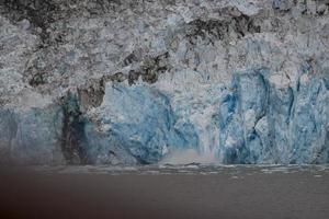 Icefall, Dawes Glacier, Endicott Arm, Alaska photo