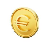 Ilustración de diseño de moneda euro foto