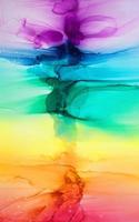 Abstract rainbow colorful background, wallpaper. Mixing acrylic paints. Modern art. Alcohol ink colors translucent. Alcohol Abstract contemporary art fluid. photo