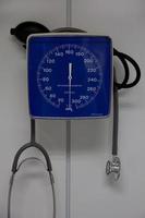 Instrument for measuring blood pressure. Sphygmomanometer photo