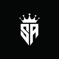 Sa Logo Vector Art Icons And Graphics For Free Download