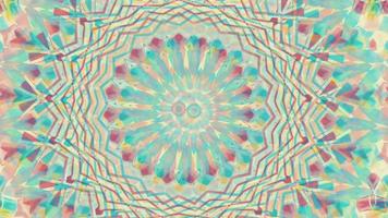 Cyber background. Virtual optical 4k footage. Mandala abstract background, meditation magic ornate. video