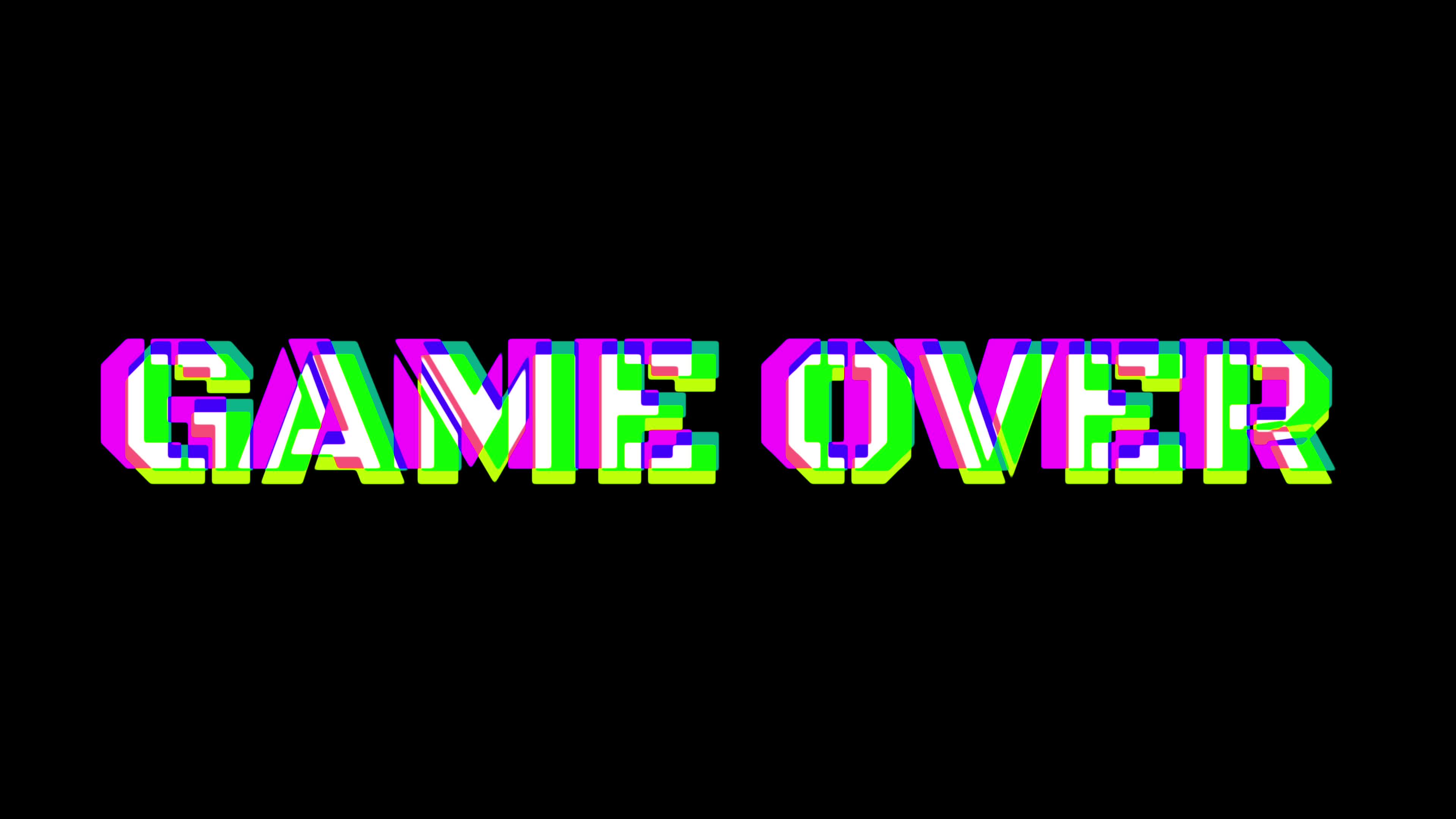 Màn hình Game Over 4k đầy màu sắc sẽ đưa bạn đến một thế giới game đầy màu sắc và bất ngờ. Cùng trải nghiệm những điều thú vị và tuyệt vời nhất của trò chơi này.
