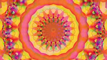 Mandala abstract background, meditation magic ornate. Spiritual movement. Cosmic chakra. video