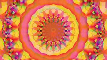 Mandala abstract background, meditation magic ornate. Spiritual movement. Cosmic chakra. video