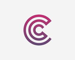 C Letter Logo Icon Vector Illustration