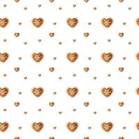 Beautiful gingerbread pattern vector