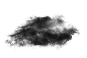 black cloud on white background photo