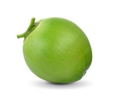 coconuts on white background photo