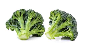 broccoli on white background photo