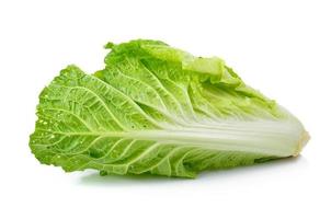 fresh chinese cabbage on a white background photo