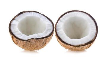 Coconut isolated on a white background photo