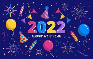 Celebration of Happy New Year Festivity Background vector