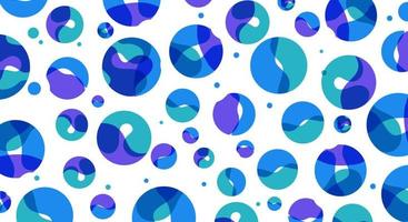 Fun and abstract background with circle elements. Colorful geometric Circular wallpaper with fluid color. Circles Dynamic shapes composition vector Illustration