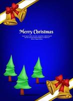greeting card for christmas vector