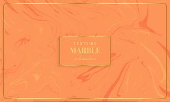 Abstract Orange Liquid Marble Background vector