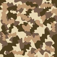 Desierto abstracto rayas de camuflaje marrón de patrones sin fisuras ilustración vectorial militar vector