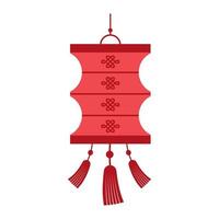 Chinese New Year's red lantern vector