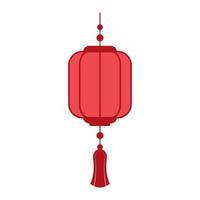 Chinese New Year's red lantern vector