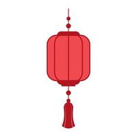 Chinese New Year's red lantern vector