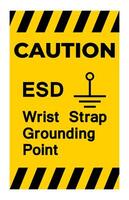 Grounding Point Symbol Sign, Vector Illustration, Isolate On White Background Label. EPS10