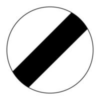 National Speed Limit Applies vector