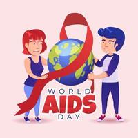 World AIDS Day Concept vector