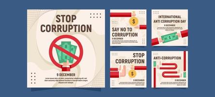 Anti-Corruption Social Media Collection vector